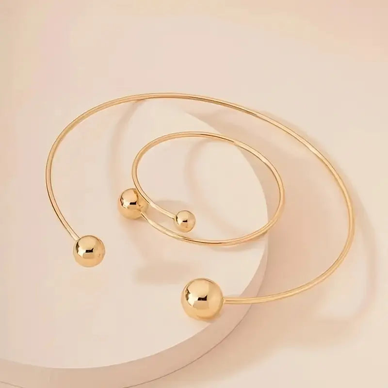 Resplandor™ | Conjunto de Pulseras de Oro