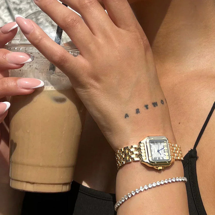 Fienna™ | Reloj dorado para mujer