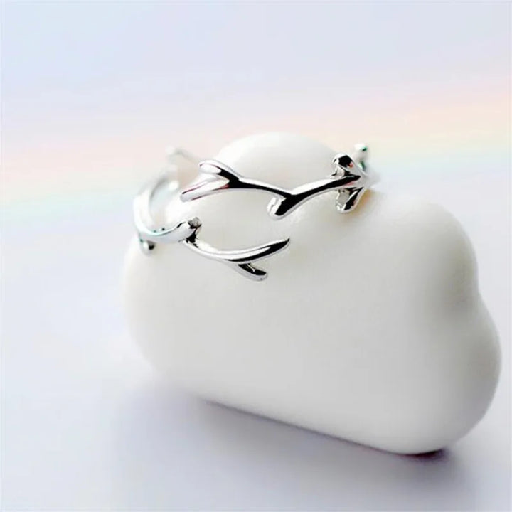 Anillo de Rama de Plata Esterlina