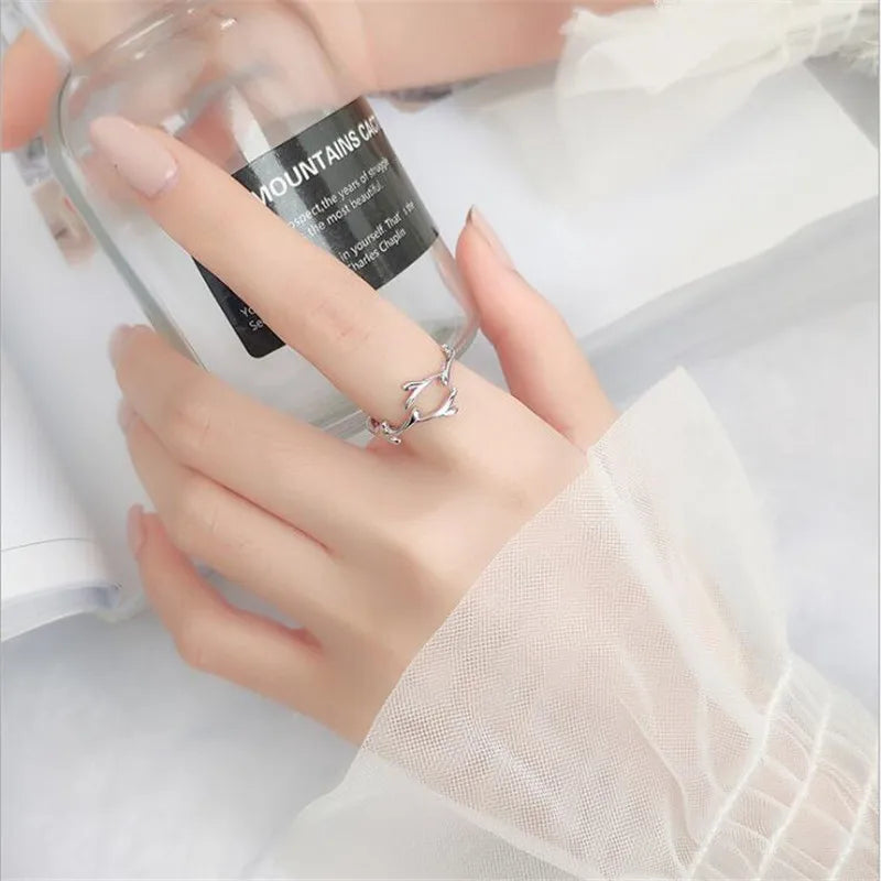 Anillo de Rama de Plata Esterlina