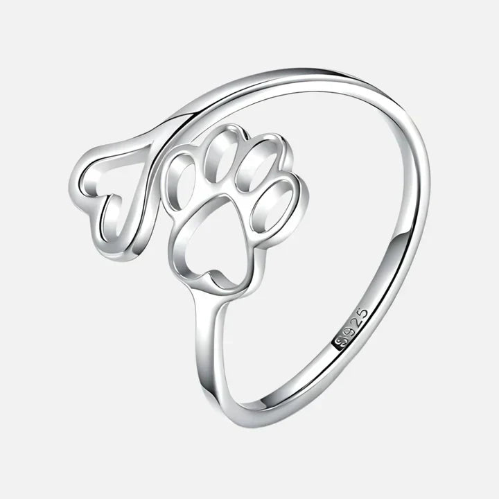 Calder™ | Anillo Pfoten-Herz ajustable